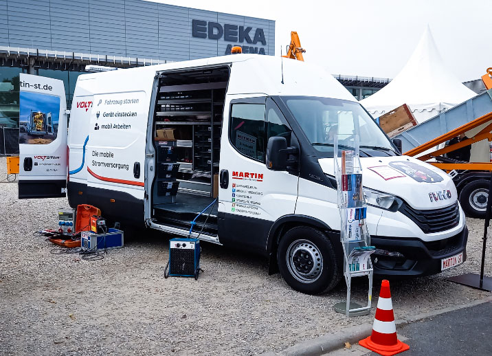 Vorführfahrzeug Iveco Daily auf der KommTec Live in Offenburg 2022