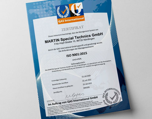 ISO 9001:2025 Zertifikat